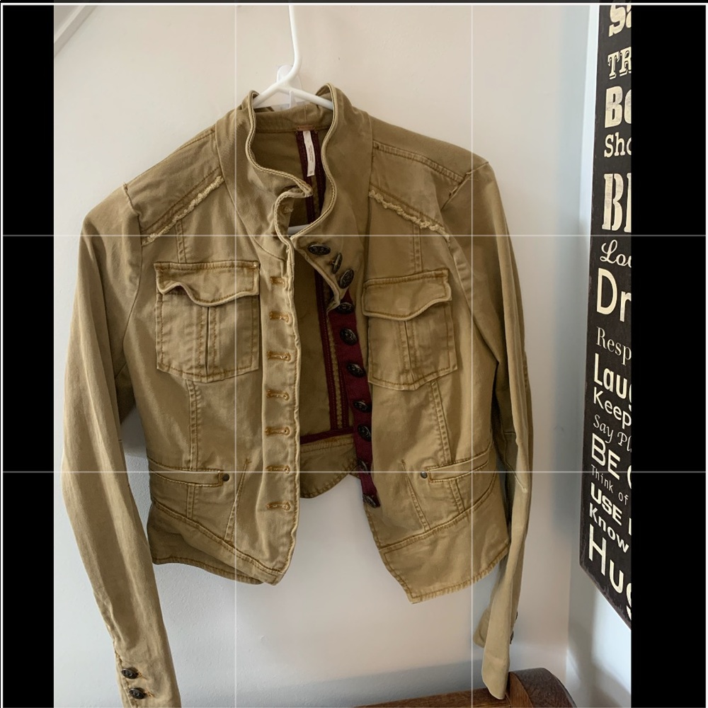 Free people cropped jacket